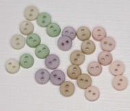 1/4" Soft Victorian Round Buttons