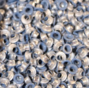 1/8" Vintage Blue Eyelets