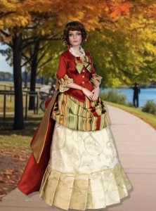 Autumn Tones Wishing Dress Ensemble for 16.5" RTB101 Grace Dolls 