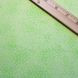 Green with Tiny White Polka Dot Comfy FLANNEL