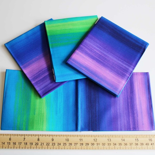 Fat Quarter, Timeless Treasures Misty Stripe by Chong-A Hwang