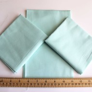 Soft Teal Cotton Fat Quarter, 18" x 22"